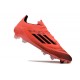 Alta calidad Adidas F50 ELITE FG Negro Rojo Hombre Zapatos De Futbol