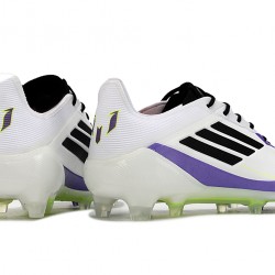 Adidas F50 ELITE FG Negro Blanco Zapatos De Futbol