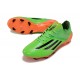 Alta calidad Adidas F50 ELITE FG Verde Naranja Zapatos De Futbol