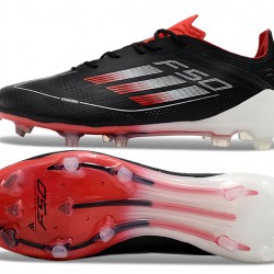 Adidas F50 ELITE FG Hombre Negro y Rojo Zapatos De Futbol