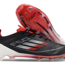 Adidas F50 ELITE FG Hombre Negro y Rojo Zapatos De Futbol