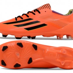 Adidas F50 ELITE FG Naranja Negro Hombre Zapatos De Futbol