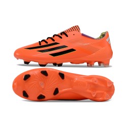 Adidas F50 ELITE FG Naranja Negro Hombre Zapatos De Futbol