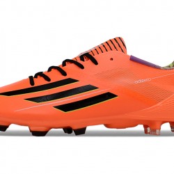 Adidas F50 ELITE FG Naranja Negro Hombre Zapatos De Futbol
