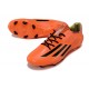 Alta calidad Adidas F50 ELITE FG Naranja Negro Hombre Zapatos De Futbol