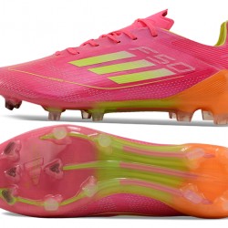 Adidas F50 ELITE FG Rosa y Naranja Hombre Zapatos De Futbol