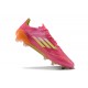 Alta calidad Adidas F50 ELITE FG Rosa y Naranja Hombre Zapatos De Futbol