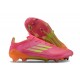 Alta calidad Adidas F50 ELITE FG Rosa y Naranja Hombre Zapatos De Futbol
