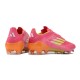 Alta calidad Adidas F50 ELITE FG Rosa y Naranja Hombre Zapatos De Futbol