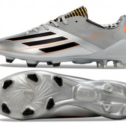 Adidas F50 ELITE FG Plata y Negro Zapatos De Futbol