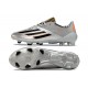Calidad superior  Adidas F50 ELITE FG Plata y Negro Zapatos De Futbol