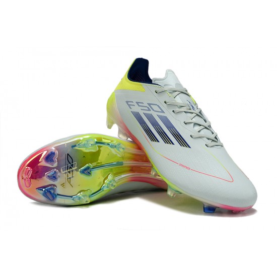 Comprar ahora  Adidas F50 ELITE FG Blanco Chartreuse Zapatos De Futbol