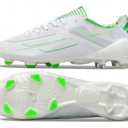 Adidas F50 ELITE FG Blanco Verde Low cut Zapatos De Futbol