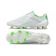 Calidad superior  Adidas F50 ELITE FG Blanco Verde Low cut Zapatos De Futbol