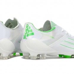 Adidas F50 ELITE FG Blanco Verde Low cut Zapatos De Futbol
