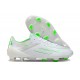 Calidad superior  Adidas F50 ELITE FG Blanco Verde Low cut Zapatos De Futbol