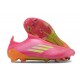 Comprar  Adidas F50 Elite Laceless FG Rosa Naranja Zapatos De Futbol