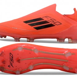 Adidas F50 Elite Laceless FG Shoelace Naranja Hombre Zapatos De Futbol