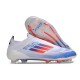 Mejor calidad  Adidas F50 Elite Laceless FG Shoelace Blanco Azul Zapatos De Futbol
