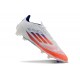 Calidad superior  Adidas F50 Elite Laceless FG Blanco y Naranja Hombre Zapatos De Futbol