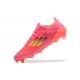 Mejor calidad  Adidas F50 FG Rosa Rojo Hombre Low cut Zapatos De Futbol
