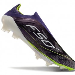 Adidas F50 FG Púrpura y Negro Hombre/Mujer Zapatos De Futbol