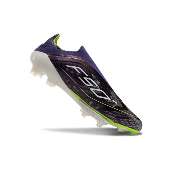 Calidad superior  Adidas F50 FG Púrpura y Negro Hombre/Mujer Zapatos De Futbol
