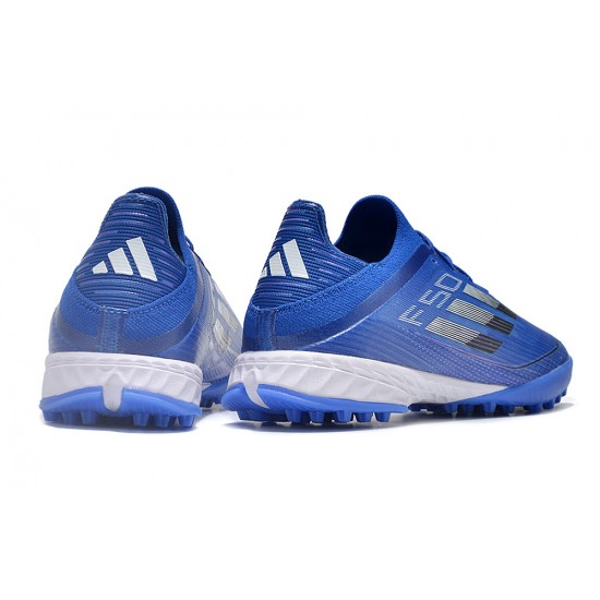 Comprar  Adidas F50 PRO TF Azul Gris Zapatos De Futbol