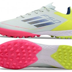Adidas F50 PRO TF Rosa Blanco Zapatos De Futbol