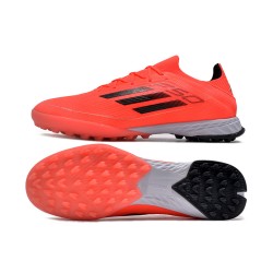 Adidas F50 PRO TF Rojo Negro Hombre Zapatos De Futbol