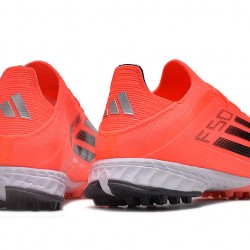 Adidas F50 PRO TF Rojo Negro Hombre Zapatos De Futbol