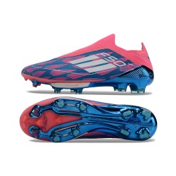 Hombre/Mujer Adidas F50 FG Rosa Azul shoelace Zapatos De Futbol