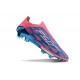 Descubrir  Hombre/Mujer Adidas F50 FG Rosa Azul shoelace Zapatos De Futbol
