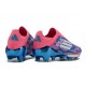 Descubrir  Hombre/Mujer Adidas F50 FG Rosa Azul shoelace Zapatos De Futbol
