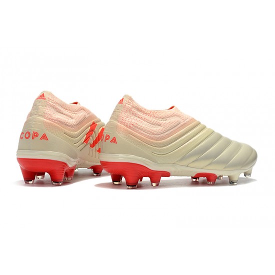 Descubrir  Botas de fútbol Adidas Copa 19 FG Champán Rojo
