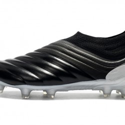 Botas de fútbol Adidas Copa 19 FG Cuero Negro Plata Rojo 