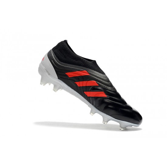 Comprar ahora  Botas de fútbol Adidas Copa 19 FG Cuero Negro Plata Rojo