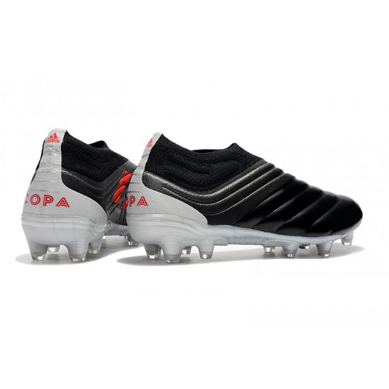 Comprar ahora  Botas de fútbol Adidas Copa 19 FG Cuero Negro Plata Rojo