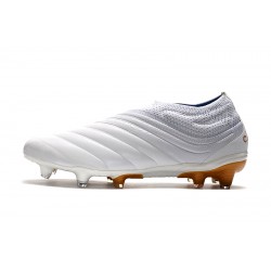 Botas de fútbol Adidas Copa 19 FG Blanco Dorado 