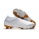 Tienda  Botas de fútbol Adidas Copa 19 FG Blanco Dorado