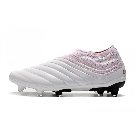 Explorar  Botas de fútbol Adidas Copa 19 FG Blanco Rosado Rojo