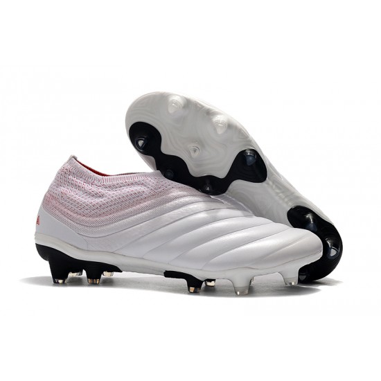 Explorar  Botas de fútbol Adidas Copa 19 FG Blanco Rosado Rojo