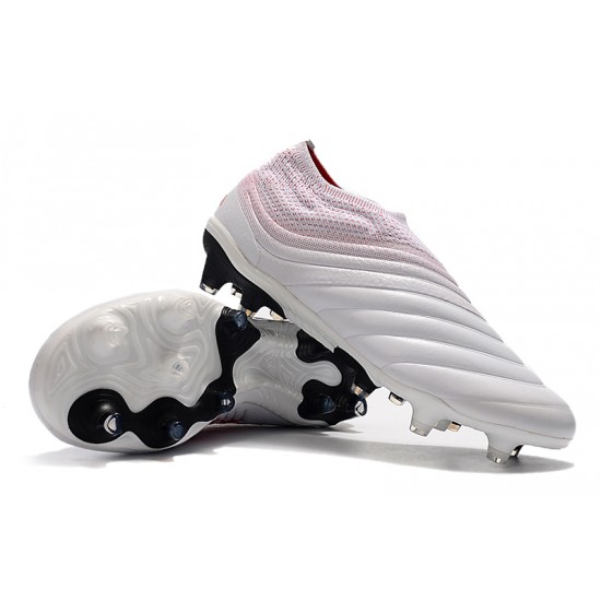 Explorar  Botas de fútbol Adidas Copa 19 FG Blanco Rosado Rojo