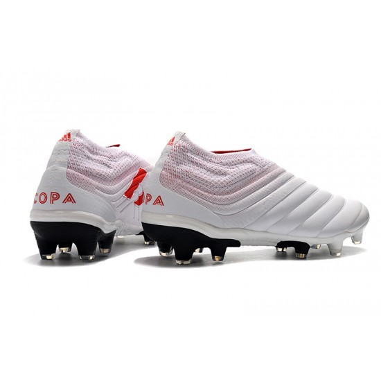 Explorar  Botas de fútbol Adidas Copa 19 FG Blanco Rosado Rojo