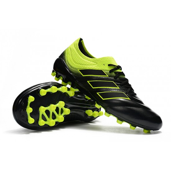 Descubrir  Botas de fútbol Adidas Copa 19.1 AG Negro Verde