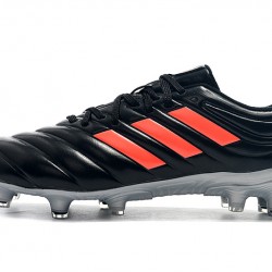 Botas de fútbol Adidas Copa 19.4 FG Negro naranja Plata