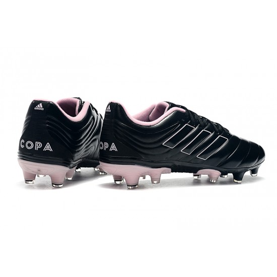 Alta calidad Botas de fútbol Adidas Copa 19.4 FG Negro Rosado