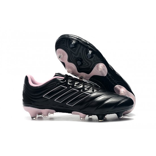Alta calidad Botas de fútbol Adidas Copa 19.4 FG Negro Rosado