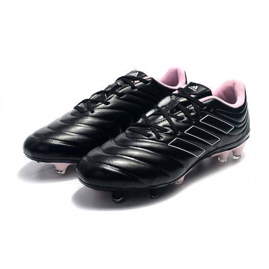 Alta calidad Botas de fútbol Adidas Copa 19.4 FG Negro Rosado