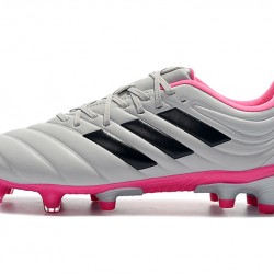 Botas de fútbol Adidas Copa 19.4 FG gris Negro Rosado